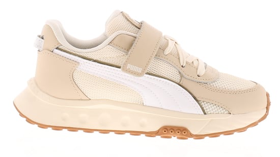 Puma Junior Boys Trainers Wild Rider Futurism Touch Fastening white - Image 2
