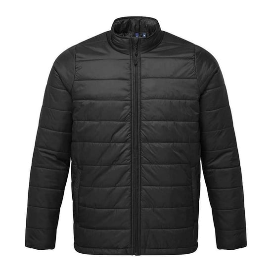 Premier Heren Recyclight gewatteerde jas (Zwart) - Image 1