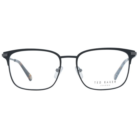 Ted Baker Square Unisex Black Gunmetal Glasses Frames