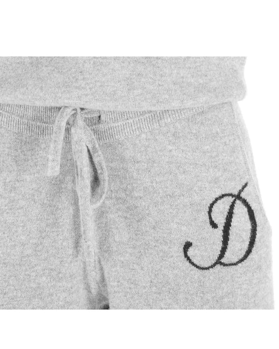 Crown Of Edinburgh Cashmere Track Pants Morningside Grey D