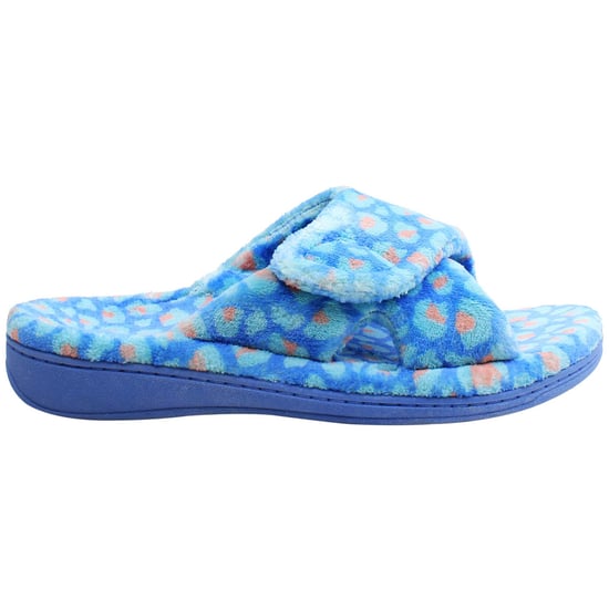 Vionic Relax Terry Womens Blue Slippers - Image 1