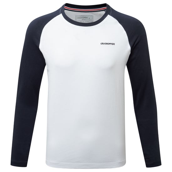 Craghoppers Kinderen/Kinderen Abbott NosiBotanical T-Shirt (Donker marineblauw/helder wit) - Image 1