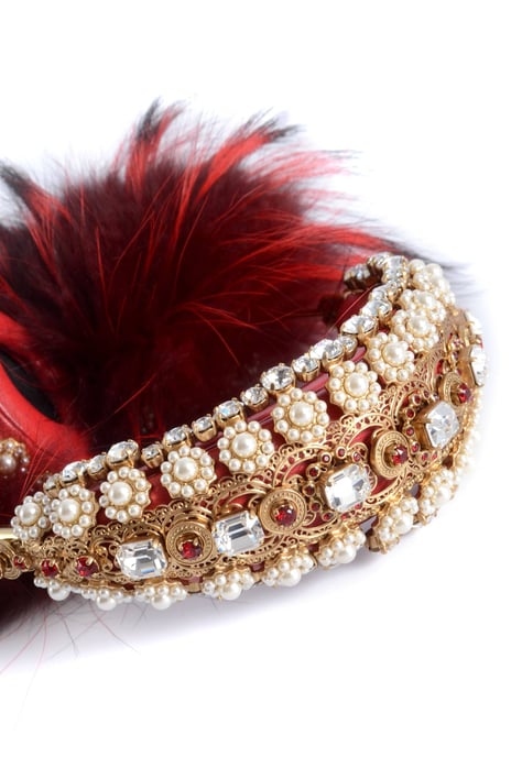 Dolce & Gabbana Women Fur and Jewels Headphone - Image 2