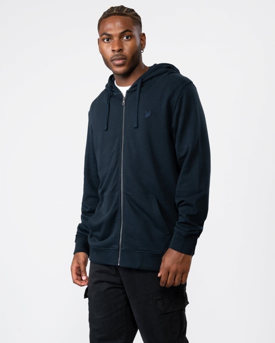 Lyle & Scott Tonal Eagle Heren Volledige Rits Hoodie - Image 1