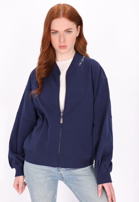 Dreimaster Sweat-jacket women marine - Image 3