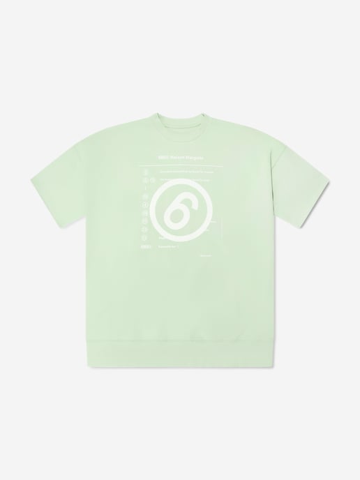 MM6 Maison Margiela Girls Logo Sweater Dress in Green