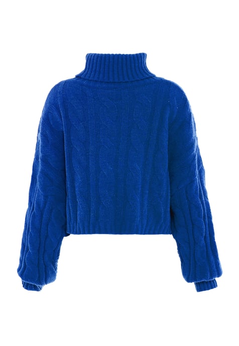 Mymo Trui met coltrui Dames KONING BLAUW - Image 2