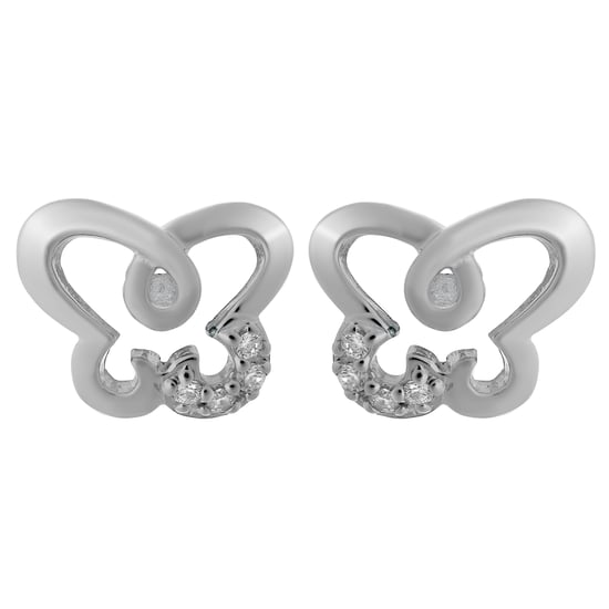 Orphelia 'Joya' Women's 925 Sterling Silver Stud Earrings - Silver ZO-7088 - Image 1