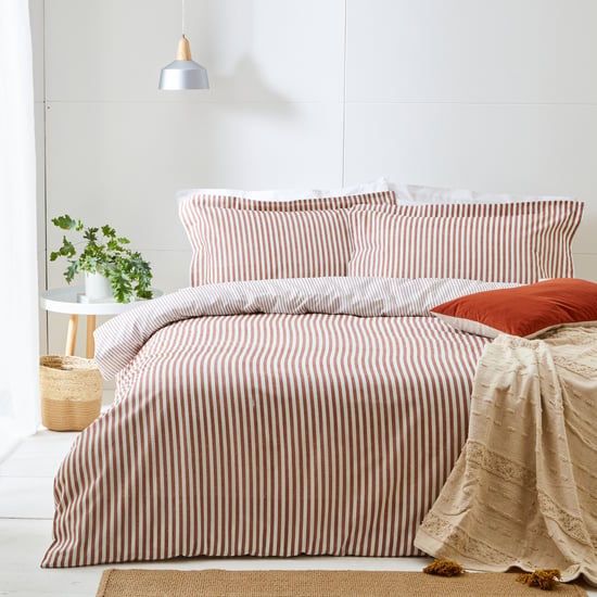 Hebden Striped Reversible Duvet Cover Set - Image 1