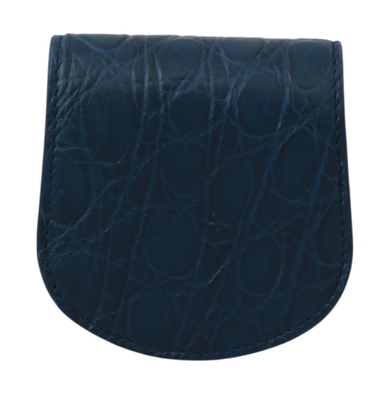 Dolce & Gabbana Men's Blue Leather Holder Pocket Condom Case