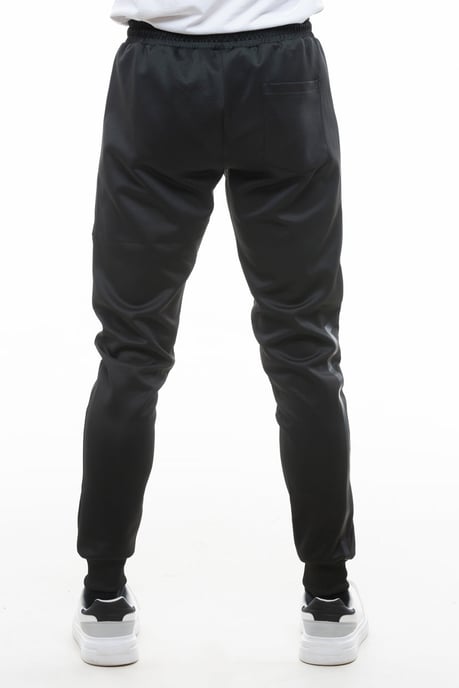 D-Rock Mens Joggers with D-Rock Logo Side Zipper Pocket Ribbed Cuff