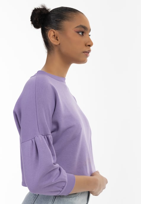 Mymo Sweatshirt Dames lila - Image 5