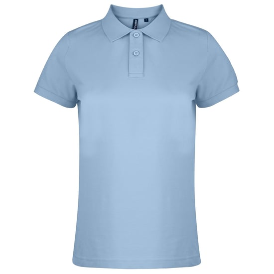 Asquith & Fox Dames/dames Poloshirt met korte mouwen en effen mouwen (Sky) - Image 1