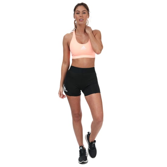 Women's adidas Techfit 3 Inch Short Tights in Black-White