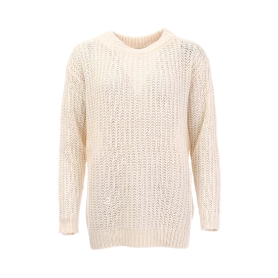 Women's Vero Moda Thunder Longline Jumper in Natural
