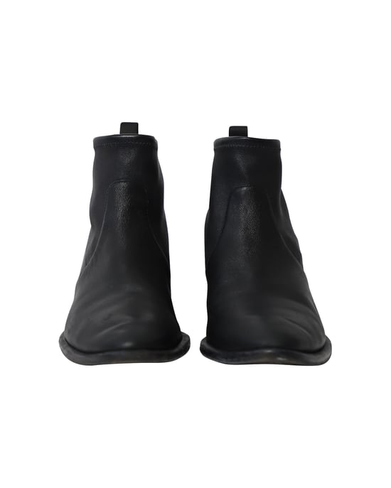Alexander Wang Kori Cutout Ankle Boots In Black Leather - Image 2