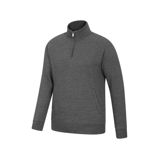 Mountain Warehouse Mens Bamburgh Half Zip Jumper (Charcoal)