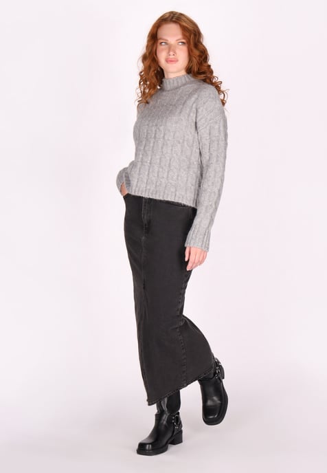 Dreimaster Jumper Dames grijs melange - Image 2