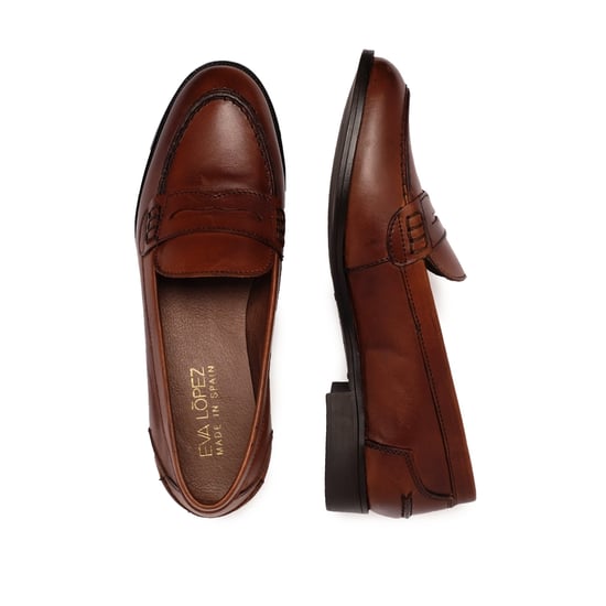 Eva López Leather Moccasin Cuir Mask Women's