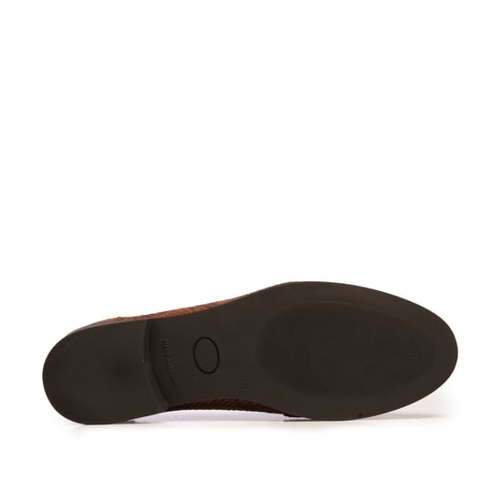 Eva López Leather Moccasin Snake Mask Women's
