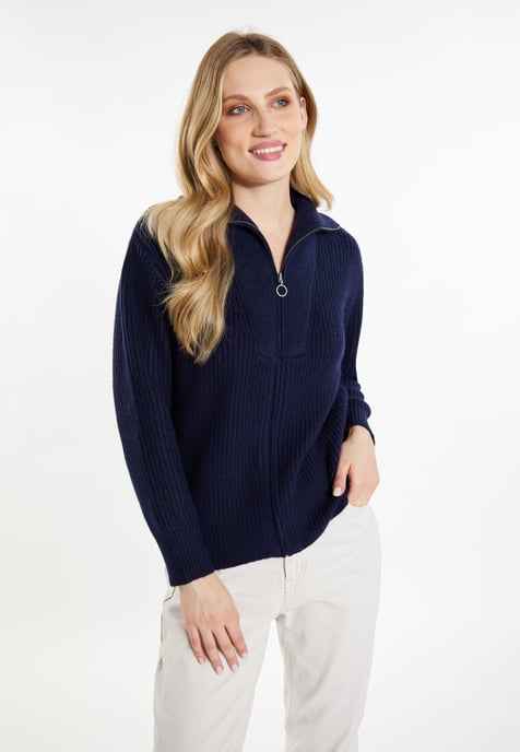 Dreimaster Vest Dames marine - Image 3