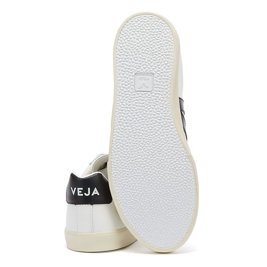 Veja Esplar Leather Damestrainers - (Extra Wit/Zwart) - Image 6