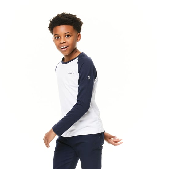 Craghoppers Kinderen/Kinderen Abbott NosiBotanical T-Shirt (Donker marineblauw/helder wit) - Image 3