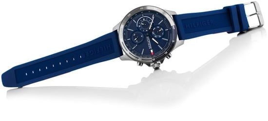 Tommy Hilfiger Bank Men's Blue Watch 1791721 - Image 4