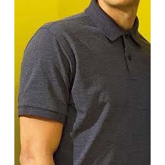 Asquith & Fox Heren Poloshirt met korte mouwen Prestatiemengsel (Houtskool) - Image 2