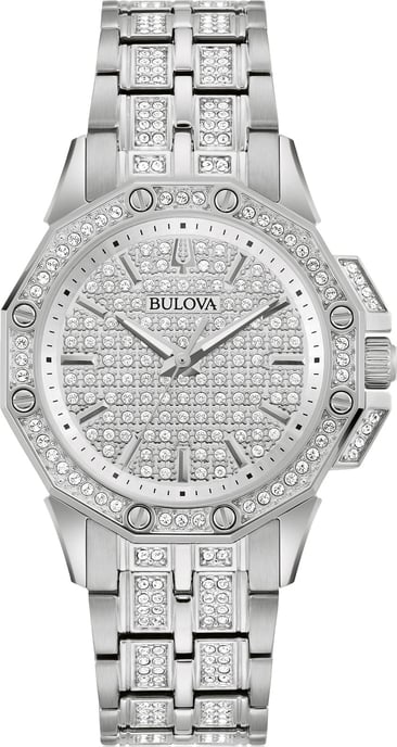 Bulova Octava Dames Zilveren Horloge 96L305 - Image 1