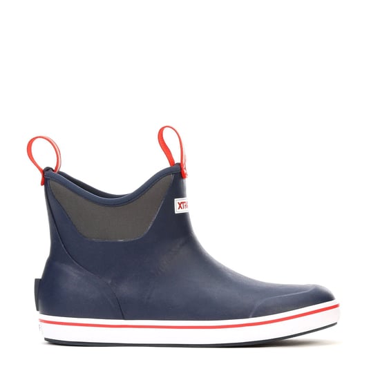 Xtratuf Ankle Deck Gummi Marin/Röd Wellington Kängor - Image 6