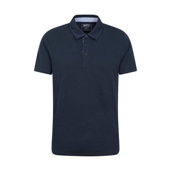 Mountain Warehouse Mens Hasst II Organic Polo Shirt (Navy) - Image 1