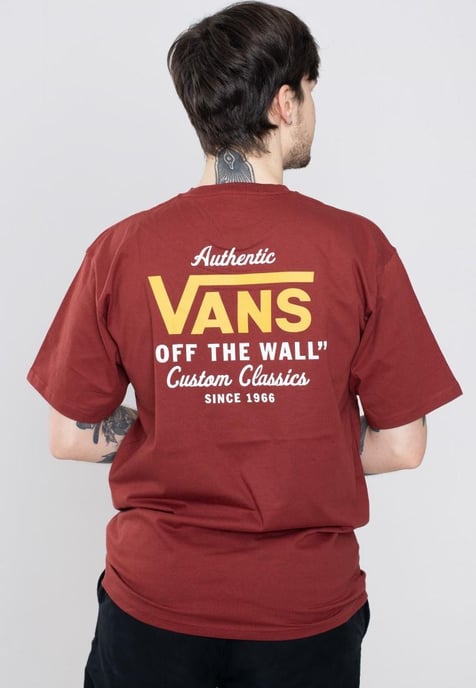 VANS MN HOLDER ST CLASSIC T Shirt Burgundy - Image 2