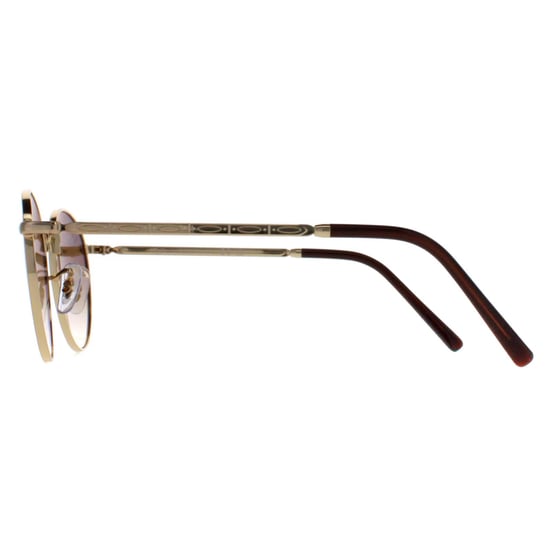 Ray-Ban Round Unisex Gold Brown Gradient RB3637 New Round