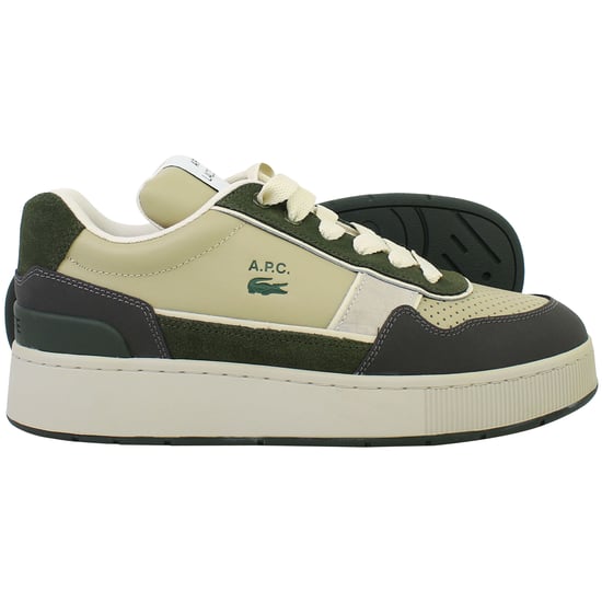 Lacoste Ace Clip 0822 2 SFA Womens Khaki Trainers - Image 4