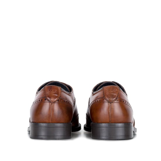 Goodwin Smith Albany Tan Winged Toe Oxford Leather Shoe