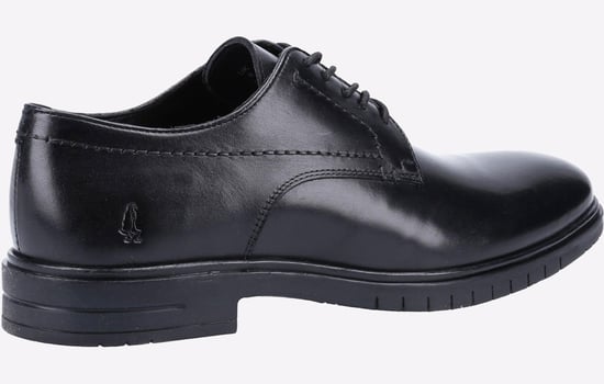 Hush Puppies Sterling Svarta Lädersnörskor För Män - Image 3
