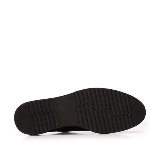 María Barceló Womens Patent Leather Blucher Dress Shoes in Black