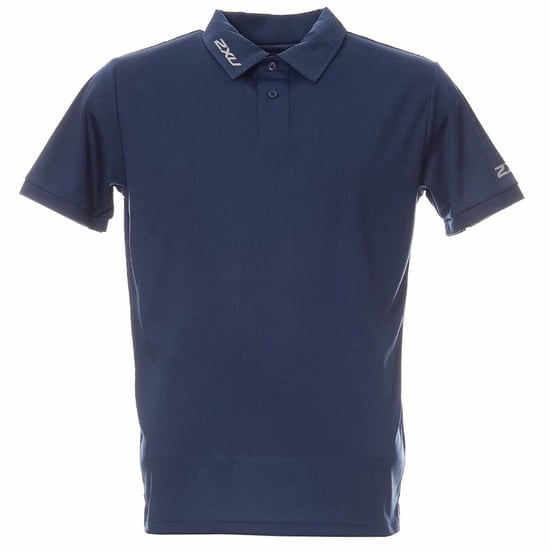 2XU Performance Mens Navy Blue Polo Shirt