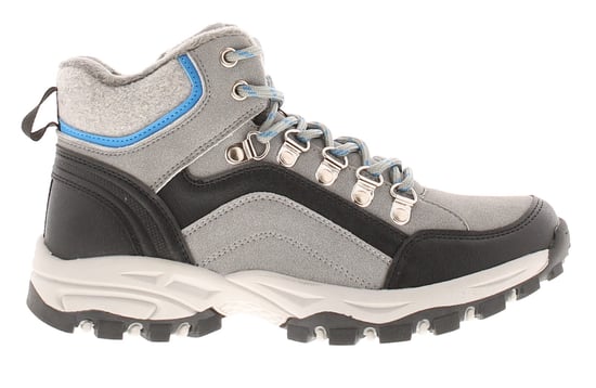 X-Hiking Womens Boots Walking Slate Lace Up Grey
