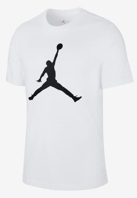 NIKE Mens M J Jumpman SS Crew T Shirt in White - Image 4