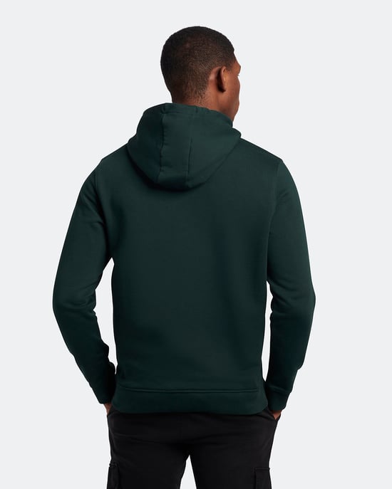 Lyle & Scott pullover hoodie in groen - Image 3