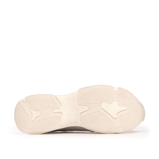 María Barceló Womens Lace-Up Sport Sneakers in White