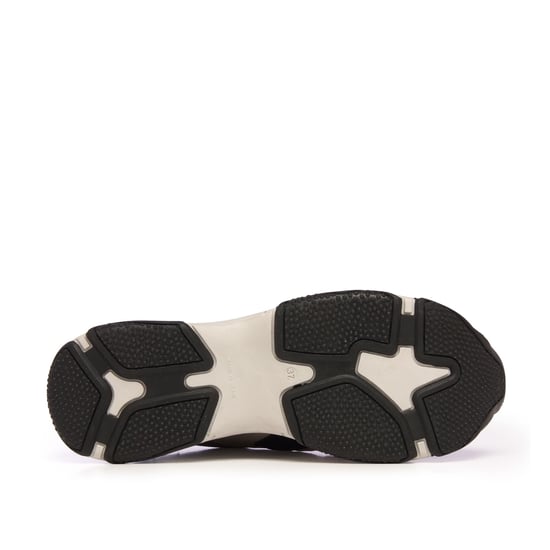 María Barceló Womens Lace-Up Sport Sneakers in Black