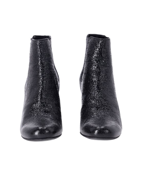 Saint Laurent High Heel Chelsea Boots in Black Leather - Image 4