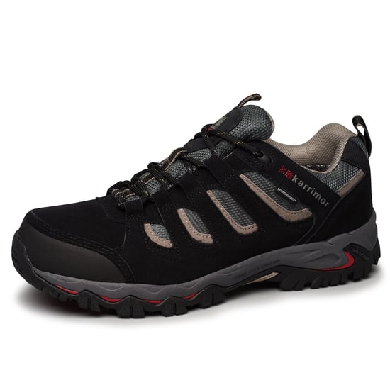 Karrimor Mens Mount Low Walking Shoes Lace Up Treking Hiking Weathertite