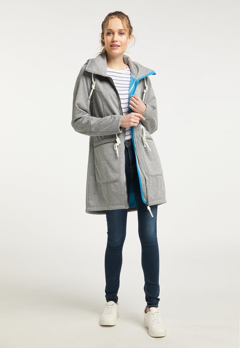 ICEBOUND functional jacket women Grey melange - Image 2