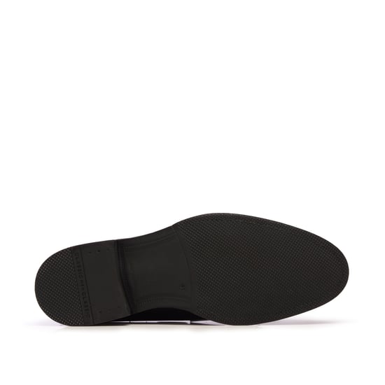 Men's Leather Moccasin Shoes in Black