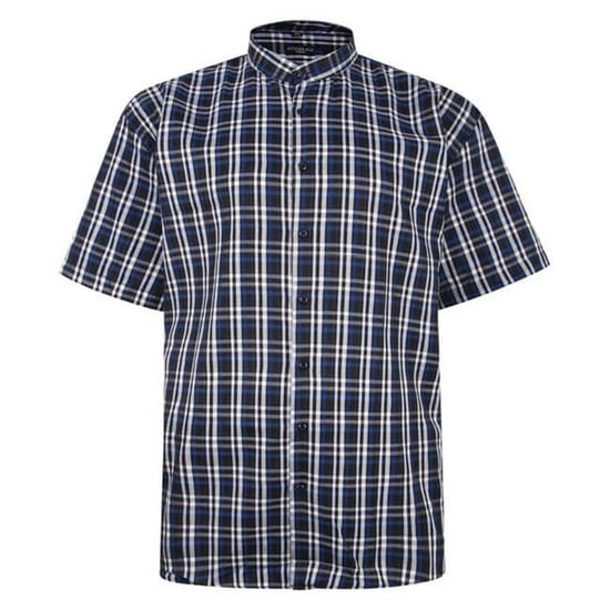 Mens Fitz Gerald Big Size Casual Short Sleeve Cotton Checked King