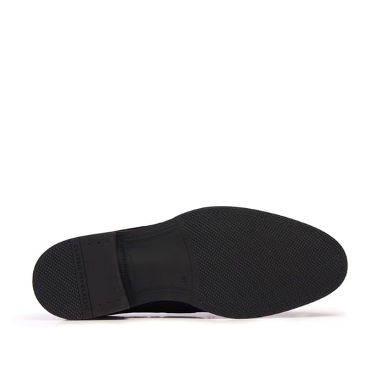 Men's Leather Moccasin Shoes in Black